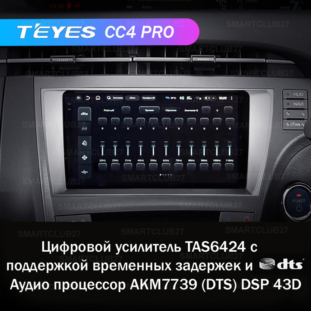 Teyes CC4 Pro 9" для Toyota Prius III 2009-2015