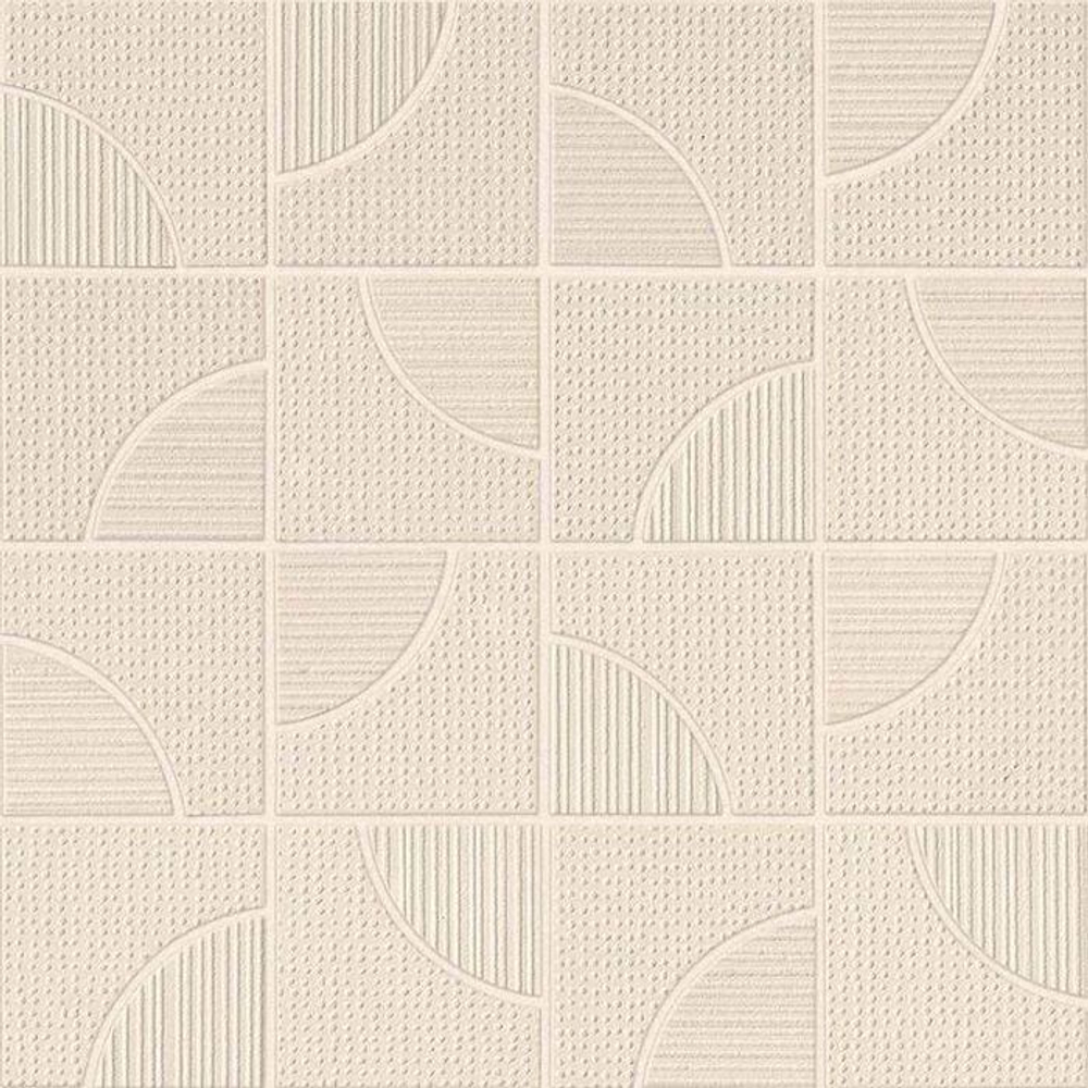 Atlas Concorde Aplomb Cream Mosaico Arch 32x32