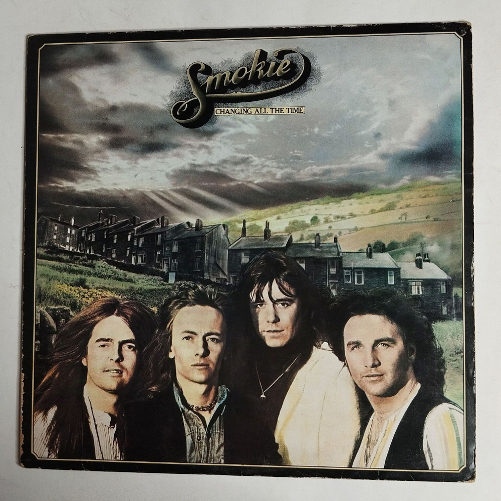 Винтажная виниловая пластинка LP Smokie Changing All The Time (UK 1975)