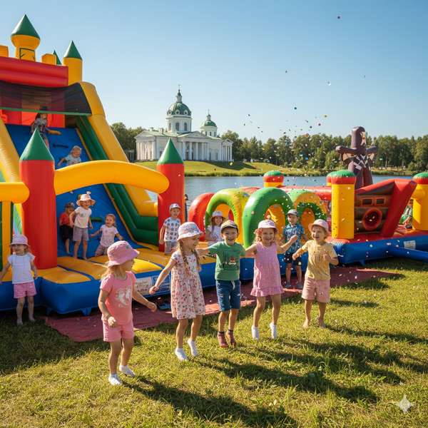 Батут купить в Балашихе – надувные аттракционы БатутМастер