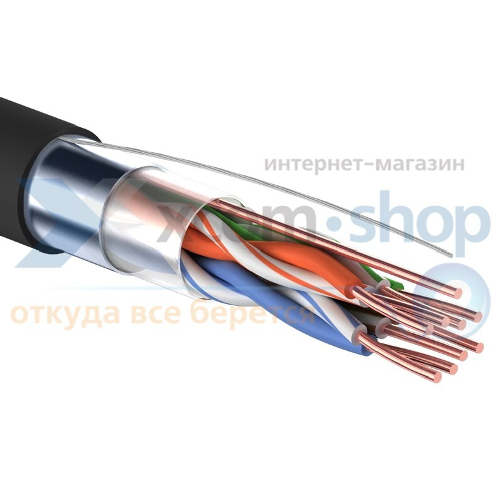 Кабель витая пара F/UTP 5e кат. 4 пары PROconnect 01-0154