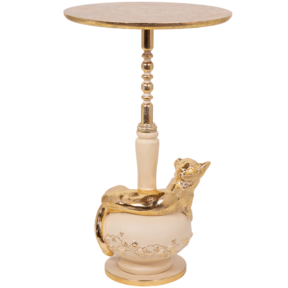 Столик декоративный Кошка Агнесса Айвори