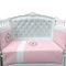 Набор в кроватку для новорожденных Lollycottons Verona Розовый