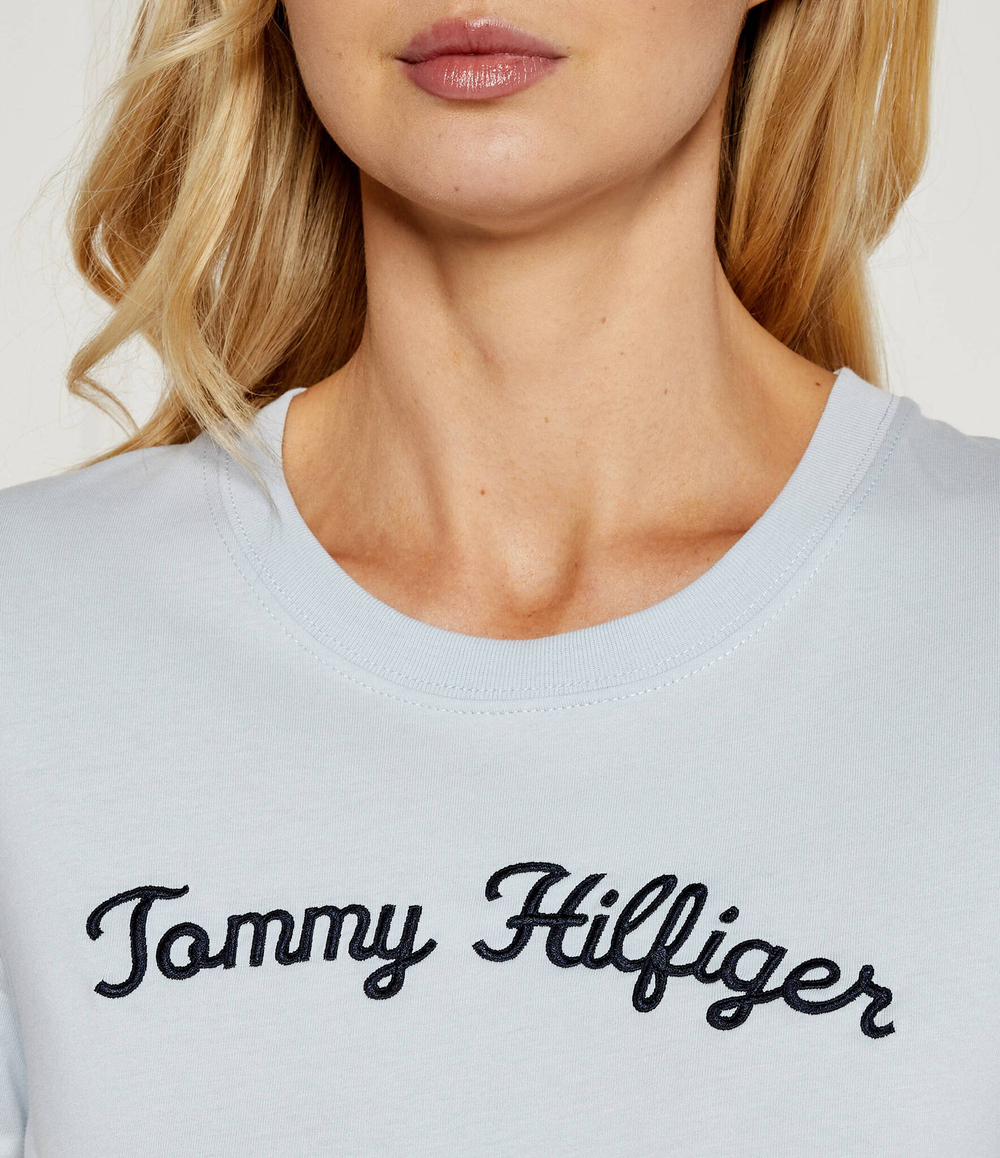 Футболка Tommy Hilfiger - голубой(WW0WW42589)