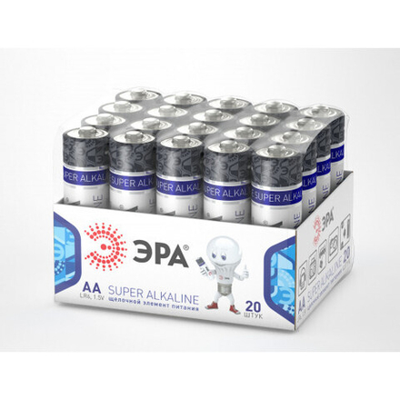 Батарейки ЭРА LR6-20 bulk SUPER Alkaline