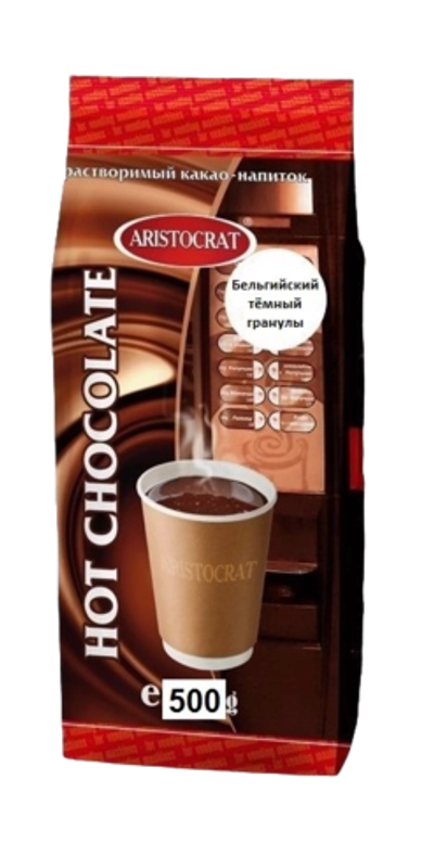 Горячий шоколад Бельгийский тёмный гранулы ARISTOCRAT 500г
