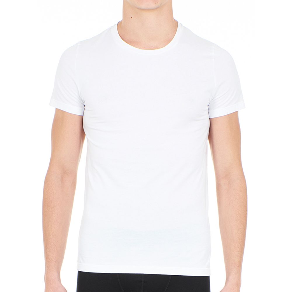 Мужская футболка белая HOM Supreme Cotton 40-1330-0003