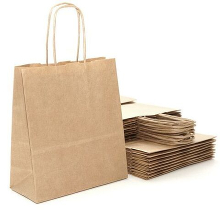 Пакет бум 350х150х450 КРАФТ с ручками/200