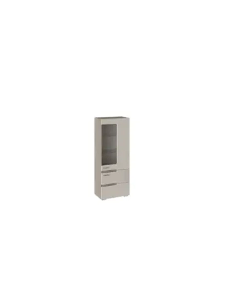 Шкаф-витрина Дуб Сонома трюфель 59х36х151 см