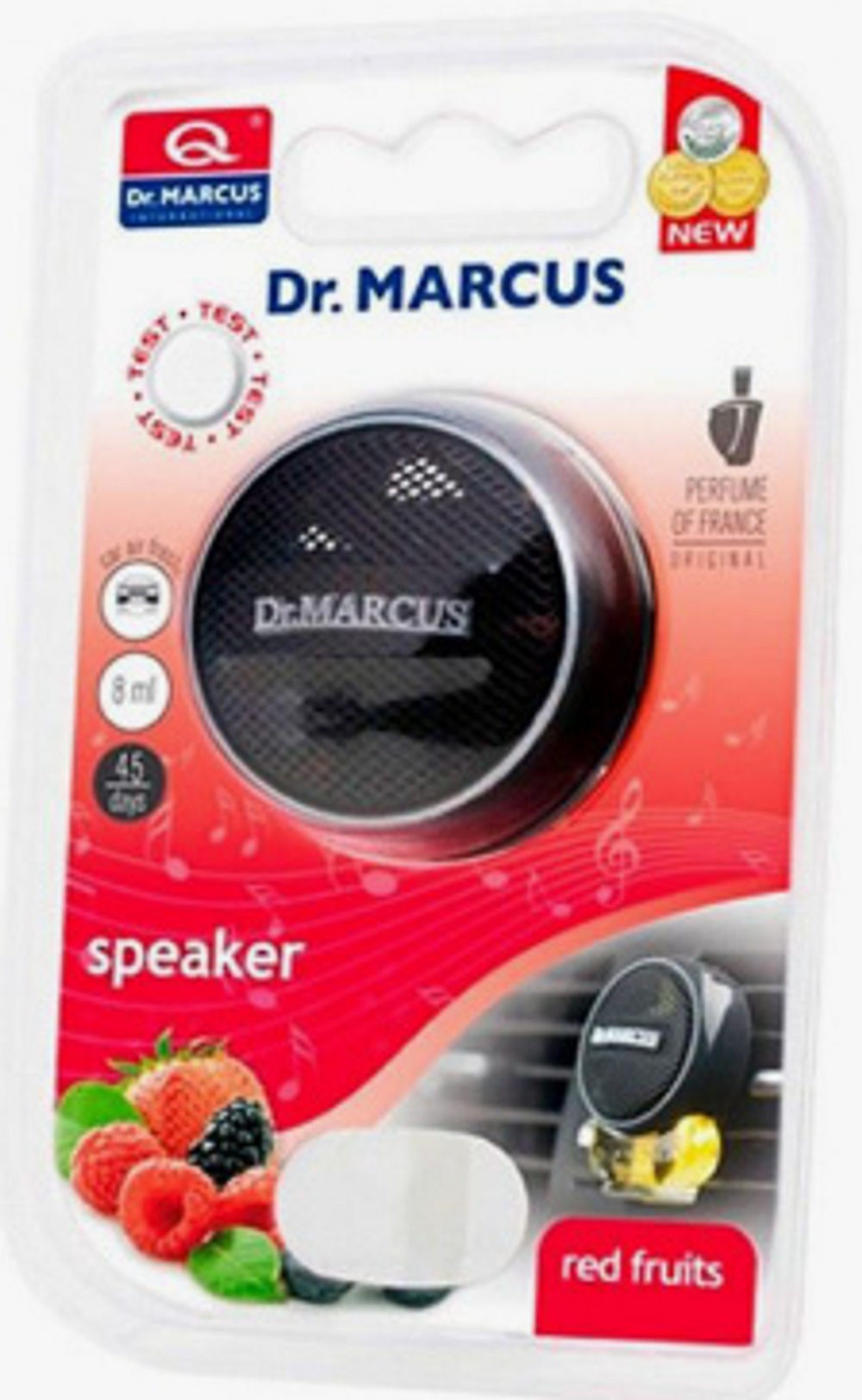 Ароматизатор на обдув Dr Marcus  SPEAKER glamm    RED Fuits