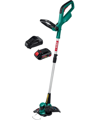 ЗУБР С1-18, 18 В, 25 см, 1 АКБ (2 А·ч), аккумуляторный триммер (ТА-185-21)