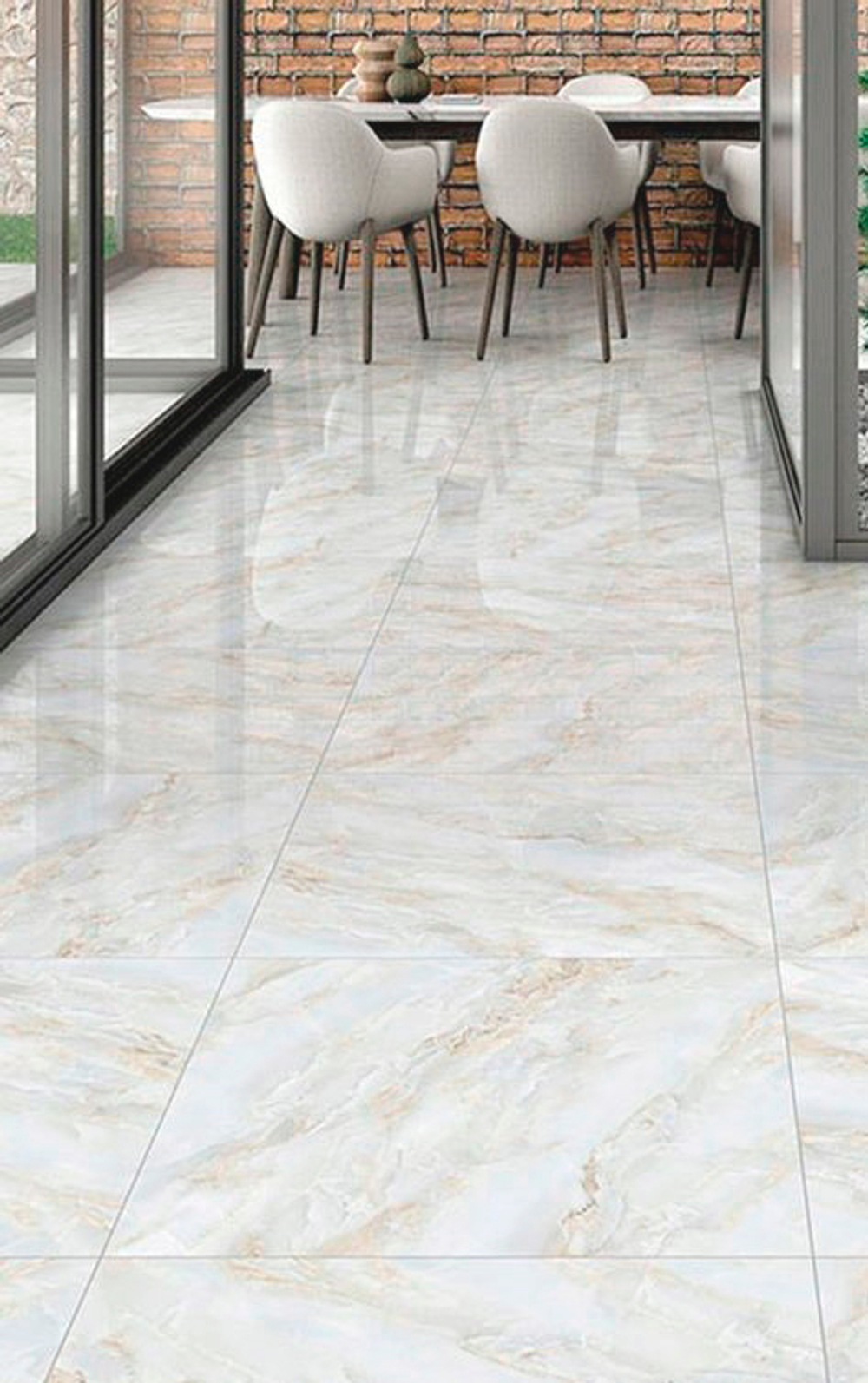 Керамогранит Оникс золотой 7735 Gl Lux 60x60