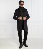 Хлопковое пальто 2в1 h hyde bib BOSS BLACK - темно-синий(50502250)