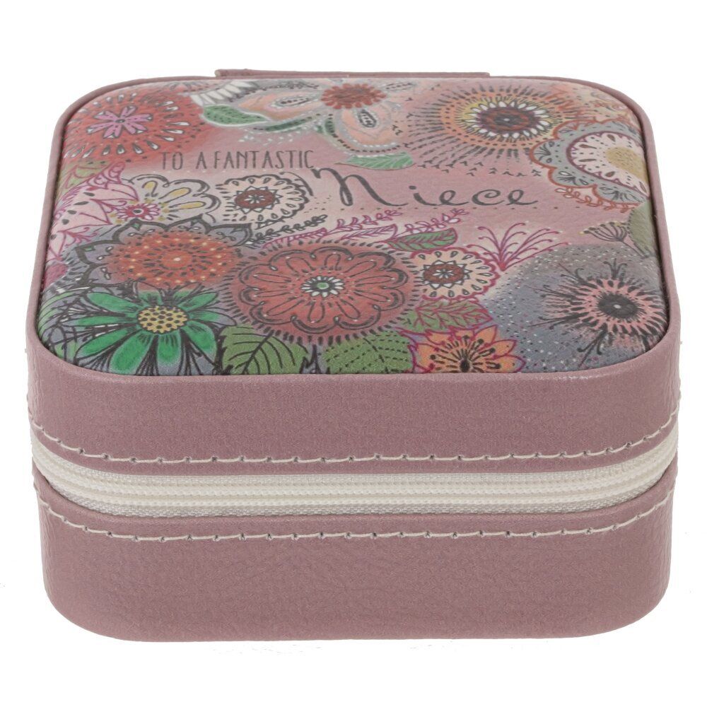 GAEM Шкатулка для украшений дорожная, L10 W10 H5 см