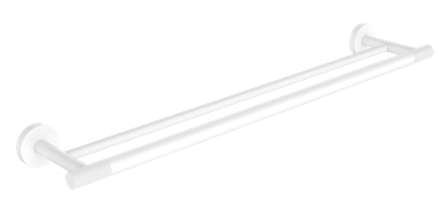 5518-F Полотенцедержатель двойной  (БЕЛЫЙ) ViEiR  (20/1шт)