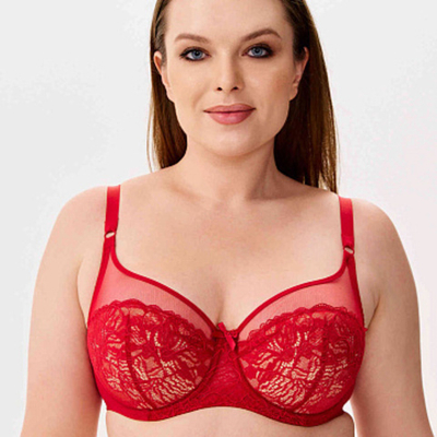 Бюстгальтер Полупоролоновая чашка РУБИН/НЮД Прибалтика