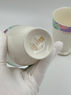 Стакан с фиолетовой каймой Givenchy by Yamaka