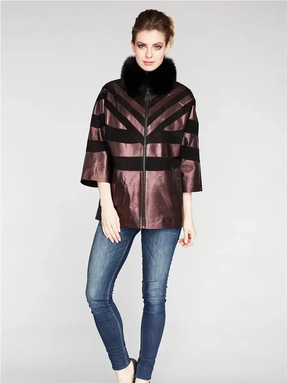 Куртка женская из натуральной кожи