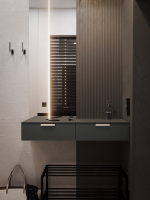 Тумба подвесная туалетный стол "Консоль 1000"