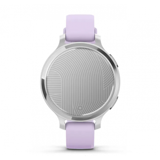 Умные часы Garmin Lily 2 Active серебряного цвета с фиолетовым ремешком