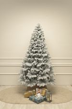 Заснеженная ель "Суздальская" (Литая хвоя) 180 см / 1,8 м