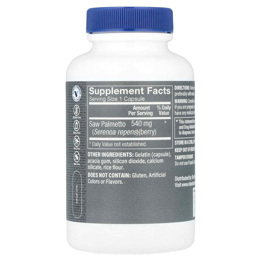 The Vitamin Shoppe, Мужские ягоды серенои, 540 мг, 100 капсул