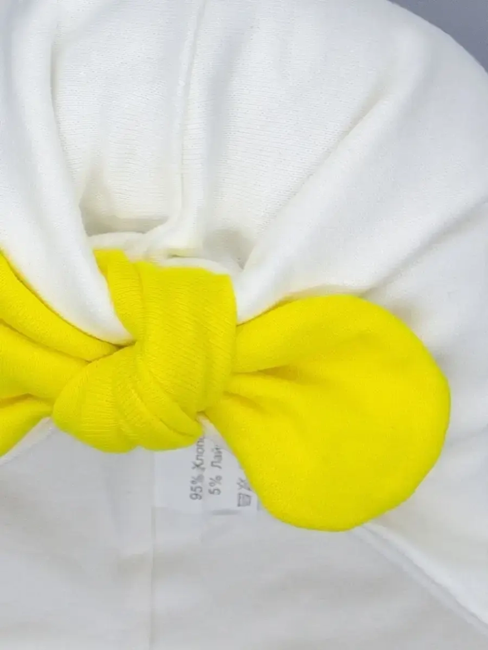 Чалма осенняя на завязках для девочки