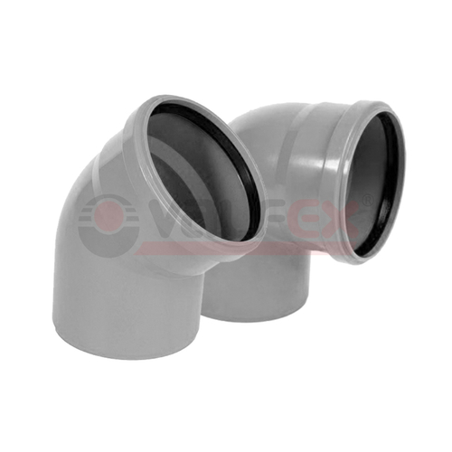 Отвод для внутренней канализации ф 40, 87.5° VALFEX