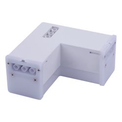 ULO-N11L-8W-4000K-90D IP40 WHITE Светильник светодиодный L-образный. Угол 90 градусов. Белый свет 4000K. 2000Лм. Алюминий. Цвет белый. TM Uniel