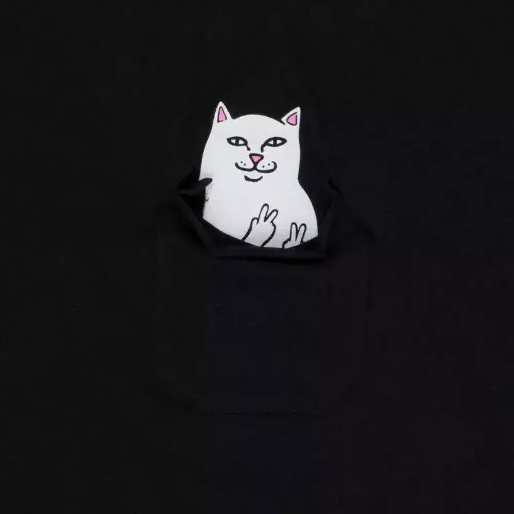 Футболка Rip N Dip Lord Nermal Peace Pocket Tee (Black)