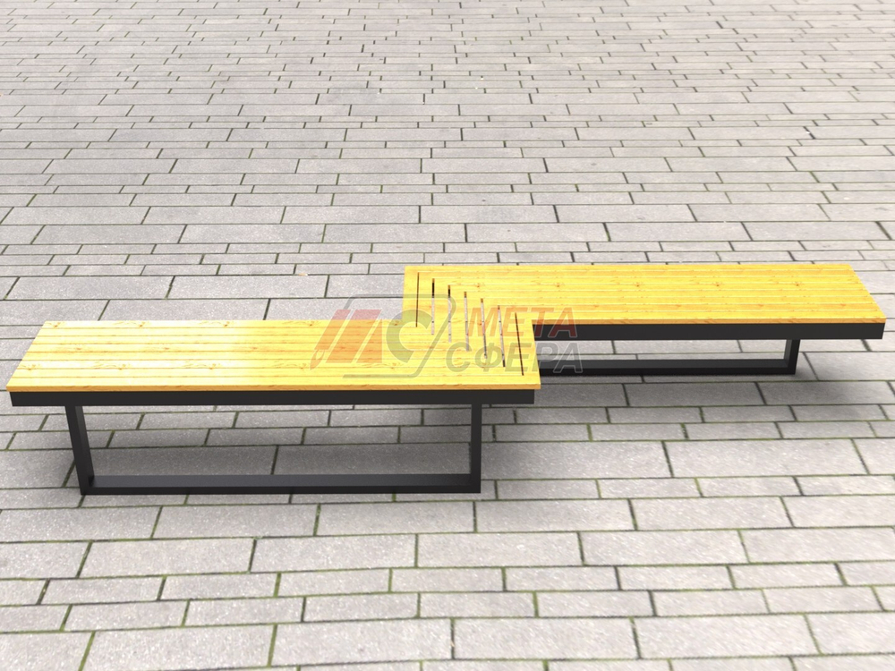 Скамейка Concrete Urban 3