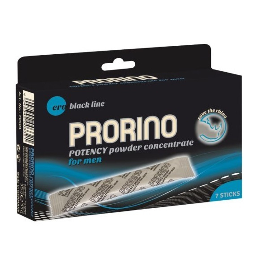 Возбуждающее средство для мужчин Ero Prorino M black line powder