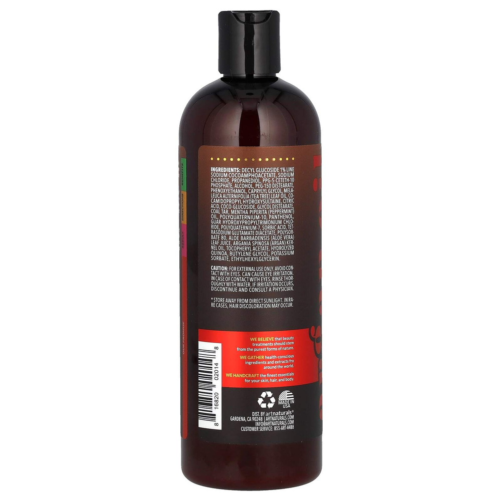 artnaturals, Шампунь Scalp 18, формула с коксовым дегтем, 473 мл (16 жидких унций)
