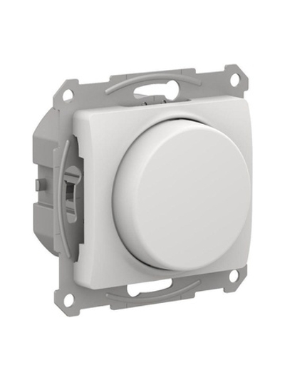 Светорегулятор поворотно-нажимной Glossa 400Вт механизм бел. SE GSL000123