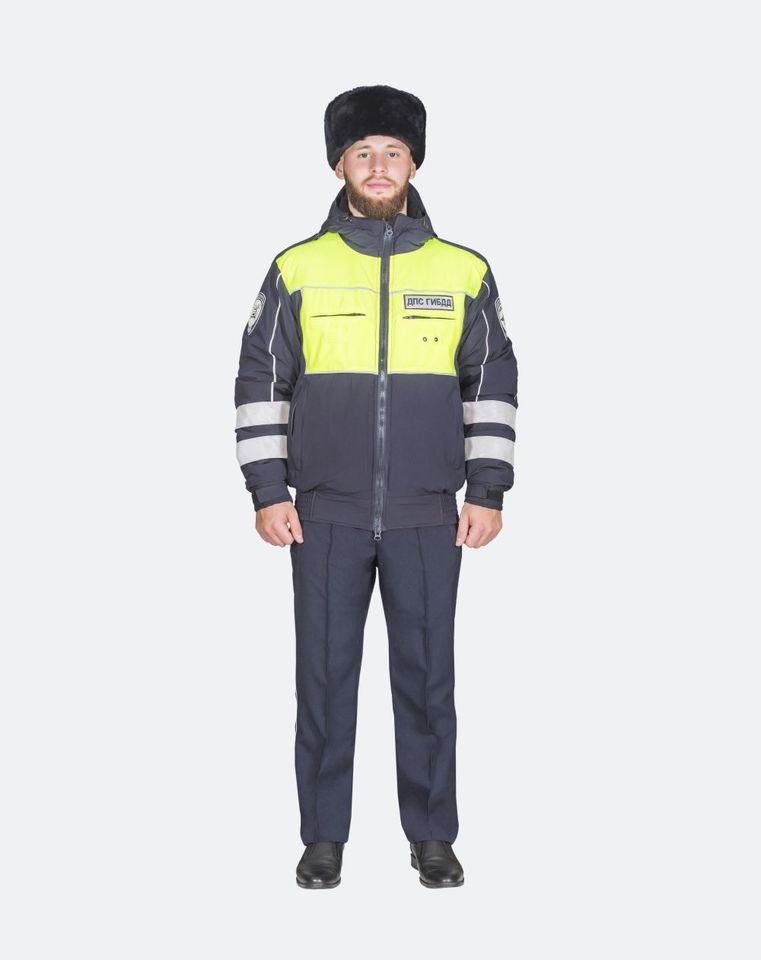 Костюм ДПС зимний нового образца (рип-стоп/мембрана/холофайбер)