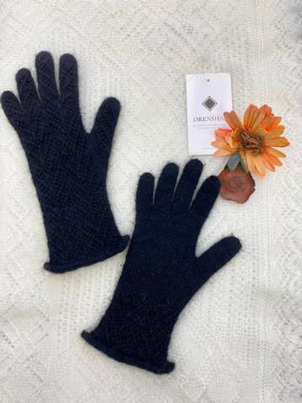 Перчатки ажурные ПЧ237-07 черный