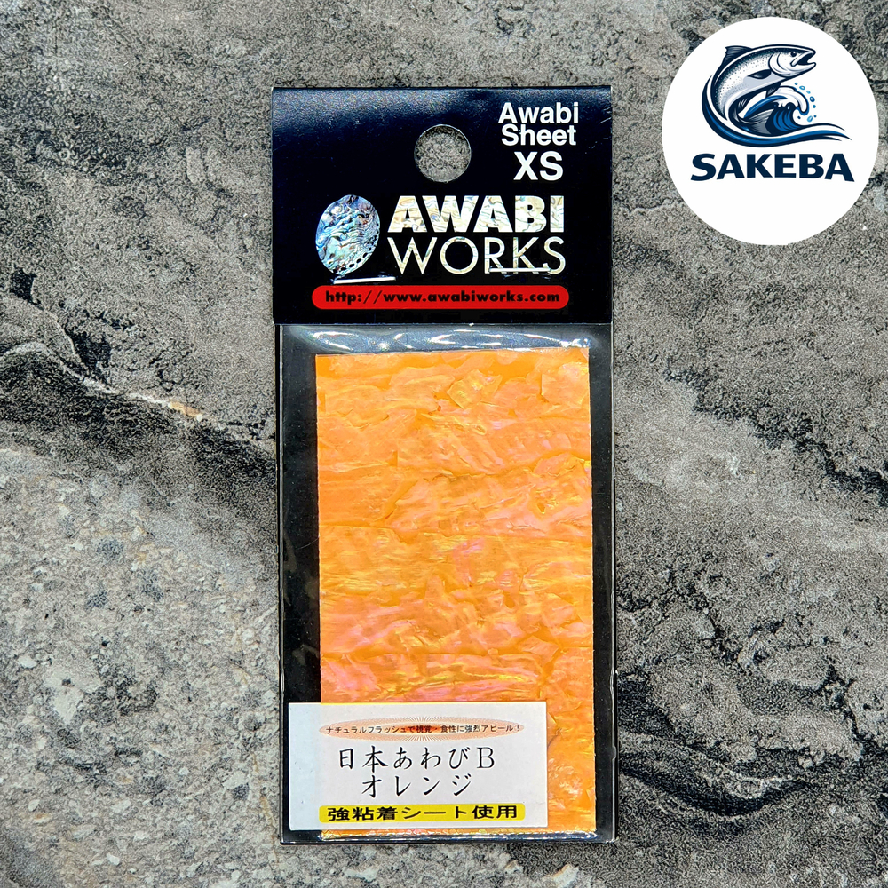 Наклейка перламутровая AWABI WORKS XS ORANGE B