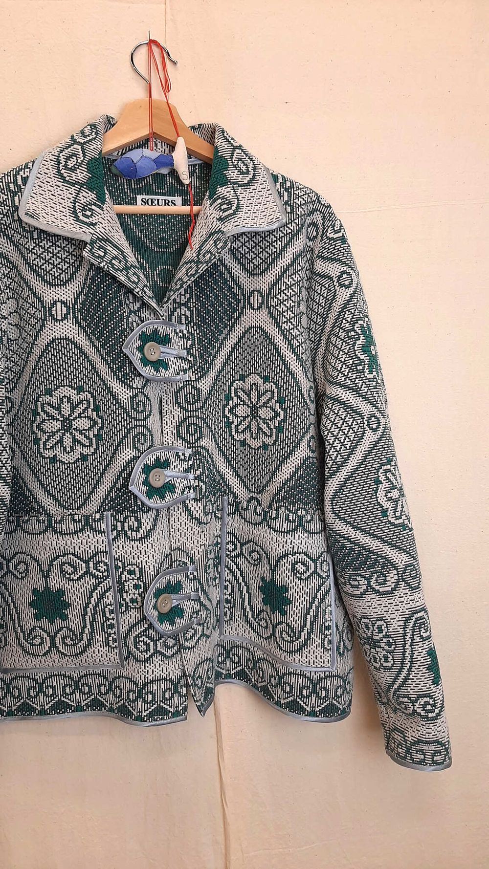 Куртка Soeurs Emerald Jacket изумрудная