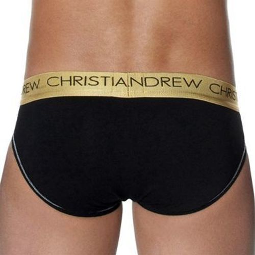 Мужские трусы брифы черные Andrew Christian Infinity Brief Black  AC27