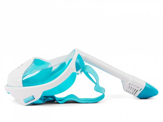 Маска полнолицевая Sargan Планета океан 2.0 белый/бирюзовый