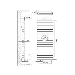 Радиатор Royal Thermo PianoForte Tower Silver Satin - 18 секц.