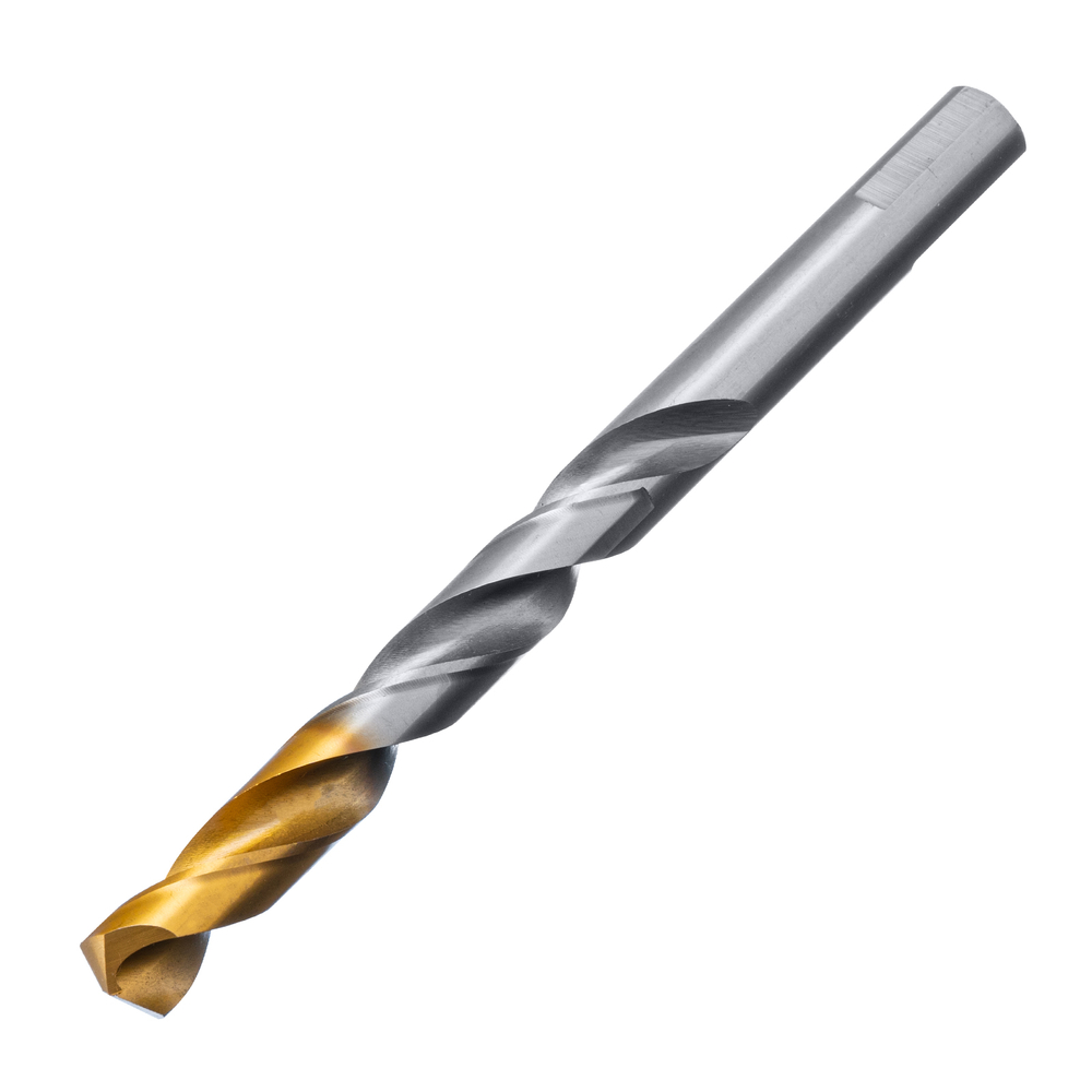 Сверло спиральное по металлу 11 x 142 мм, Р6М5, Golden Tip Denzel