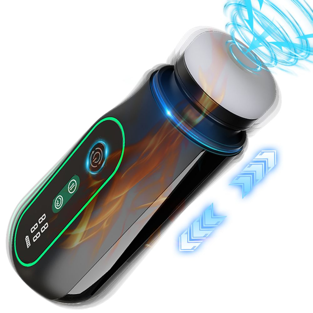 Мультифункциональный мастурбатор Secwell SW-F009 (Цвет: черный с белым)