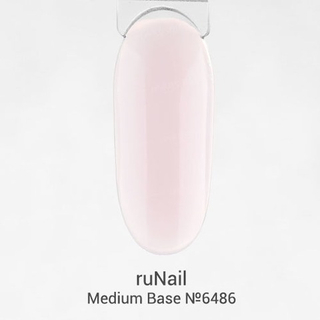 Runail Каучуковая камуфлирующая база Medium, 12 мл №6486