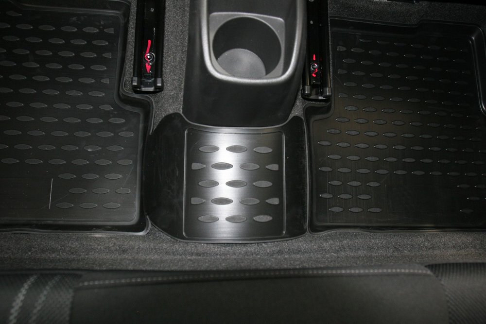 Коврики Standard, в салон CHEVROLET Aveo, 2012- , 4 шт. (полиуретан, чёрные) Element.CARCHV00021