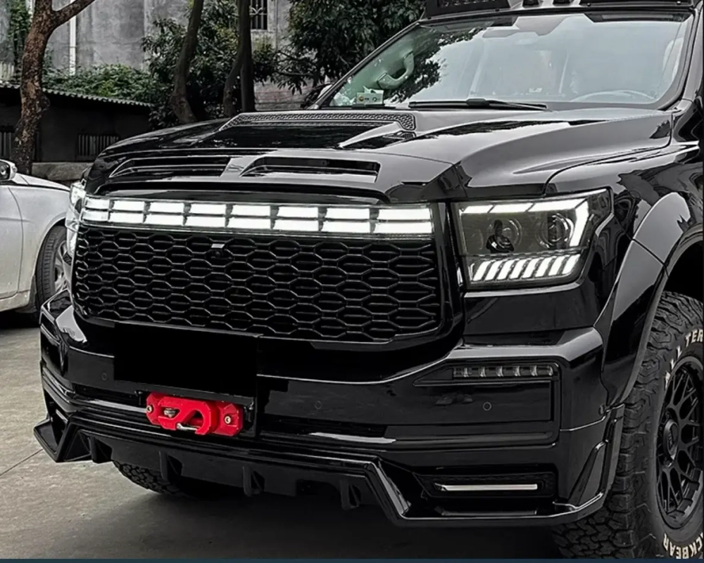 Обвес для TANK 500 2021+ Передний бампер Лебедка крюк Решетка радиатора Прозрачный капот