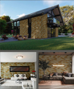 Гибкий кирпич, термопанели