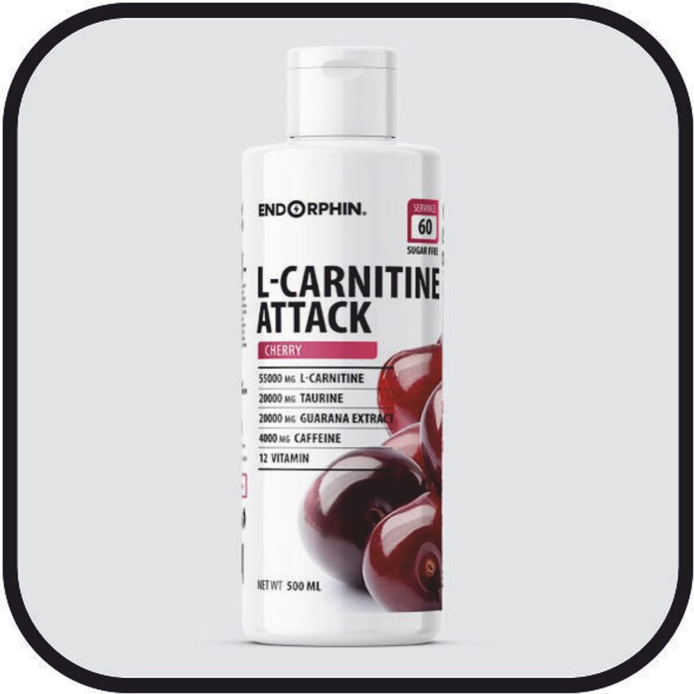 Л-карнитин ENDORPHIN L-Carnitine Attack, 500 мл вишня