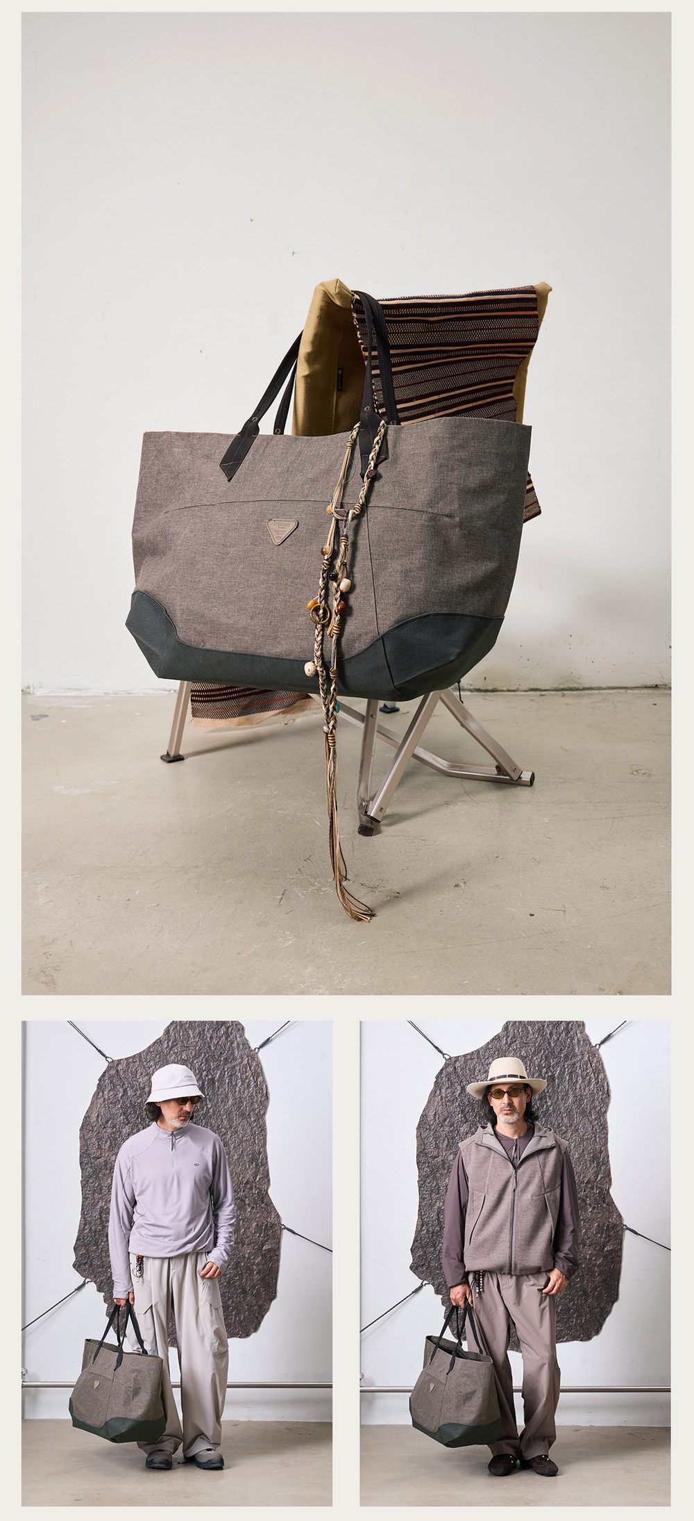 Сумка Nothomme Blue Minimalist Structured Tote Bag Urban Commuter Outdoor Sports Seam Sealing Waterproof Firm Large-Capacity Tote Bag