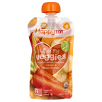 Happy Family Organics, Happy Tot, Love My Veggies, этап 4, органическая морковь, бананы, манго и батат, 4 пакетика по 120 г (4,22 унции)